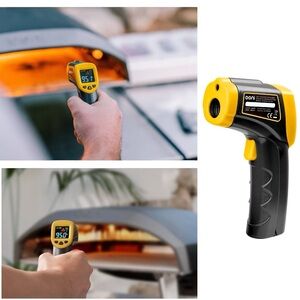 New Ooni Infrared Thermometer with Yellow and Black Design